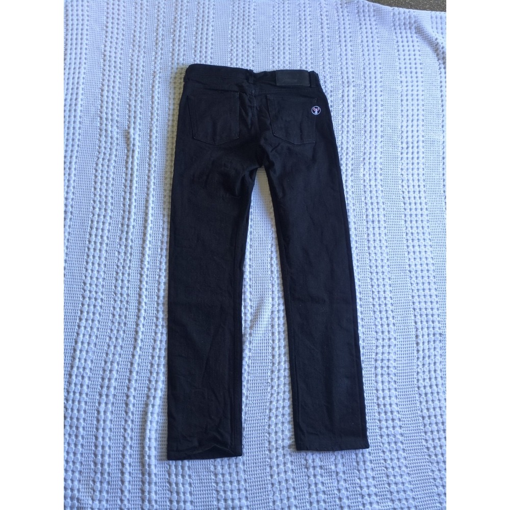 Naked & Famous Bane The Bat Breaker Batman Selvedge Jeans Sz 32 Black 32X32